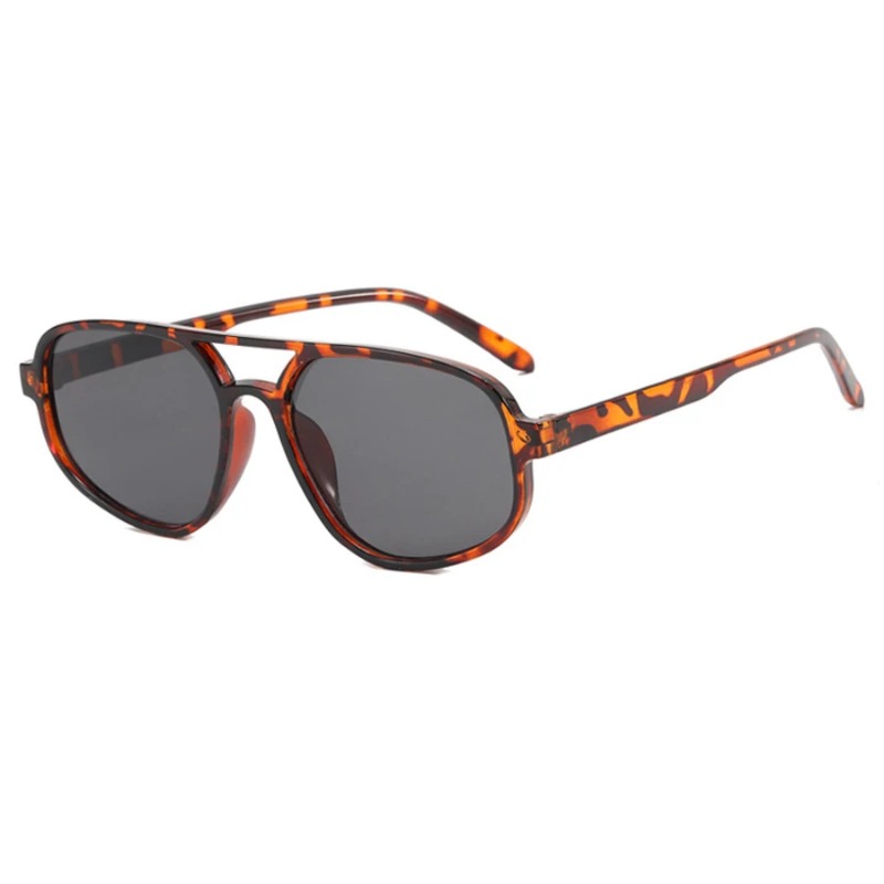 New Retro Double Bridge Sungla - Sunglasses Cat Eye のレビューと価格
