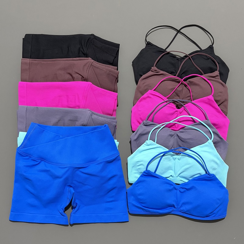 2 Piece Vision Gym Set Women Y - Crop Top Crochet のレビューと価格