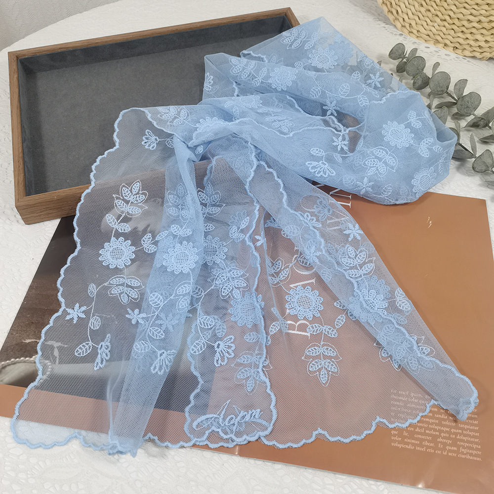 Lace Sunflower Silk Scarf Fair - Headband Summer Knit のレビューと価格