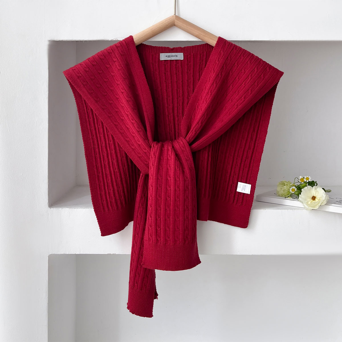 NEW Korean Autumn Knit Shawl F - Blouse Off Shoulder のレビューと価格