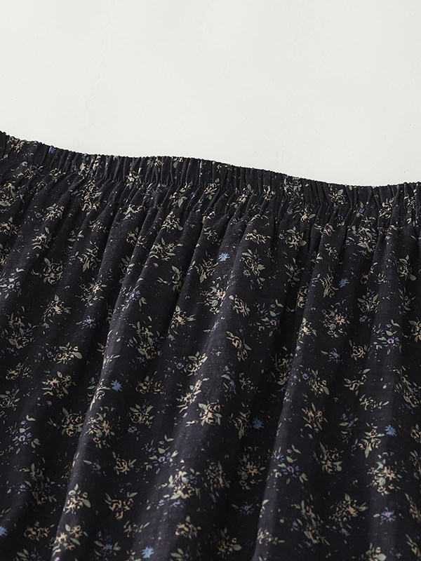 High Waist Floral Print Midi S - Midi Skirt Floral のレビューと価格